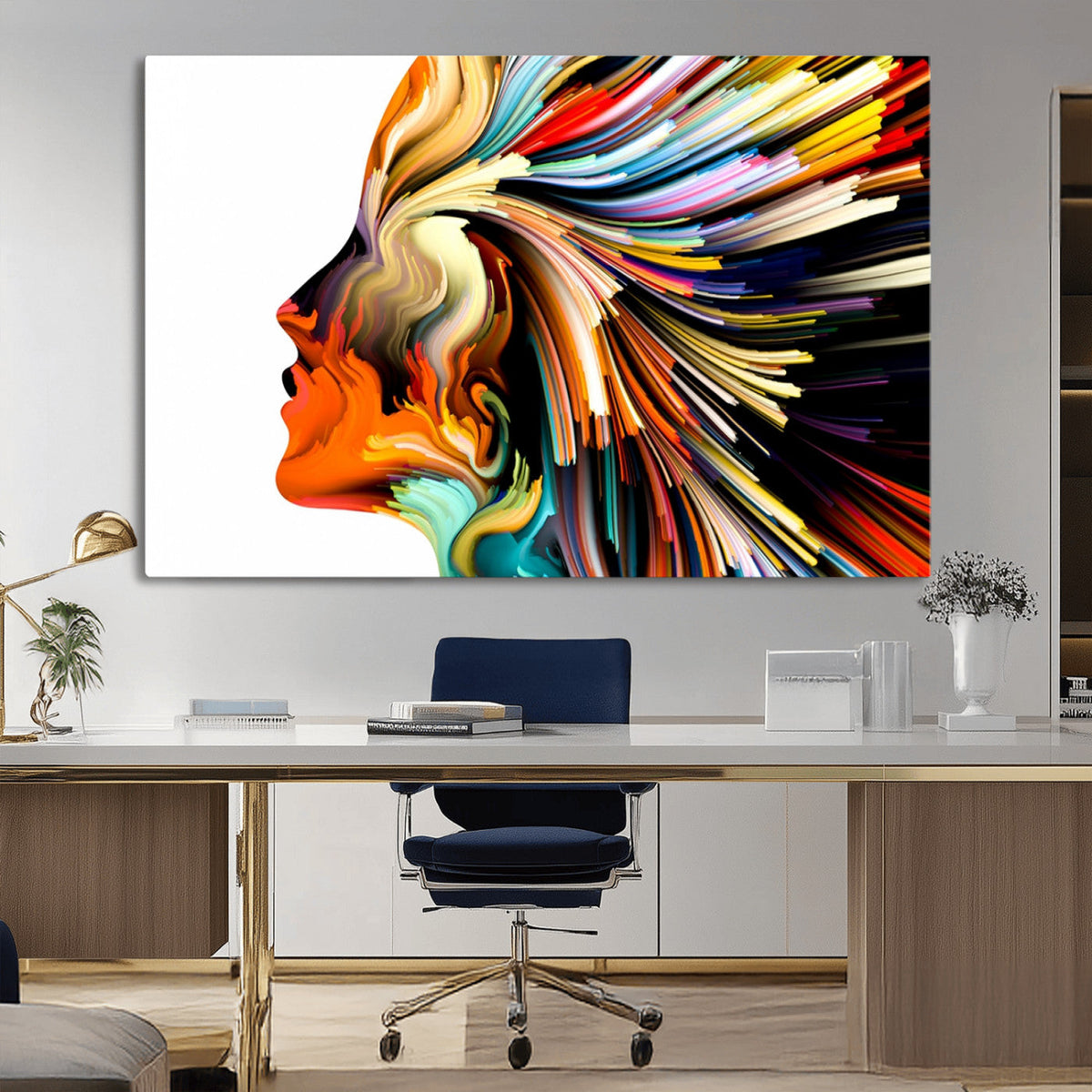 Profile Colors Canvas Print