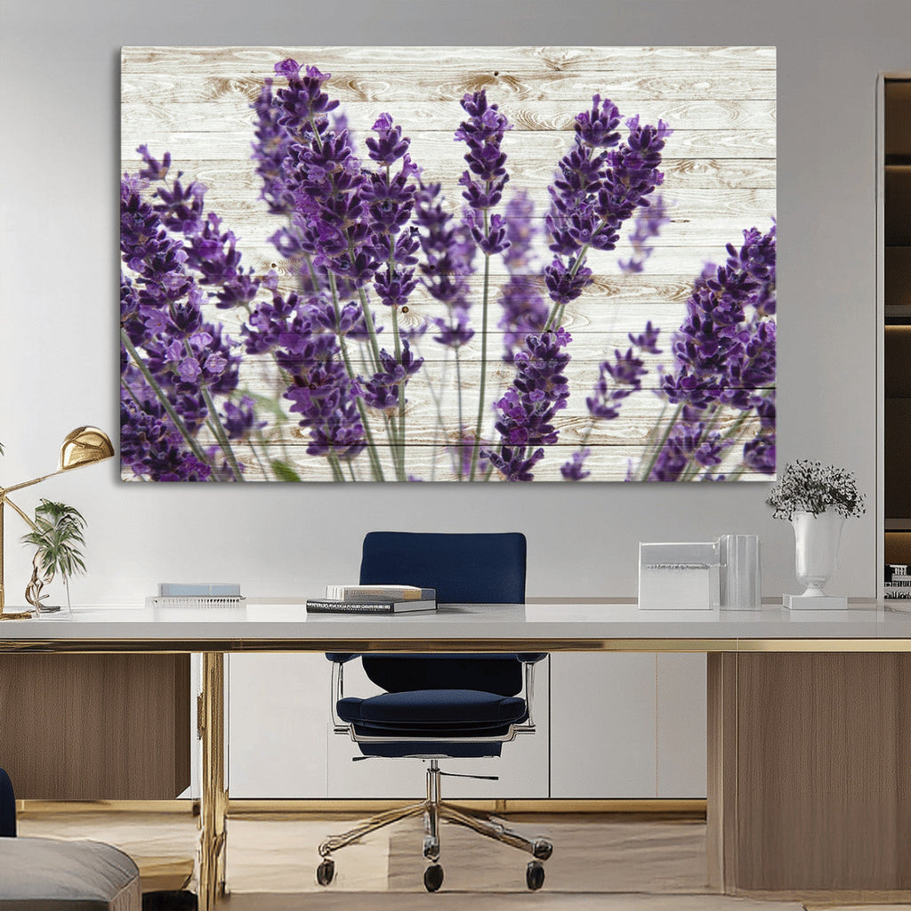 Lavender Herb Wall Art Canvas Print