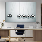 Newton's Cradle Wall Art Canvas Print | Framed Newton Cradle Wall Art