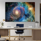 Spiral Galaxy Wall Art Canvas Print