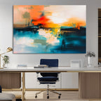 Colorful Abstract Wall Art | Bold Modern Canvas Print | Ready to Hang