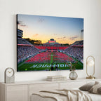 NC State Wolfpack Football Team Print Wall Art, Raleigh