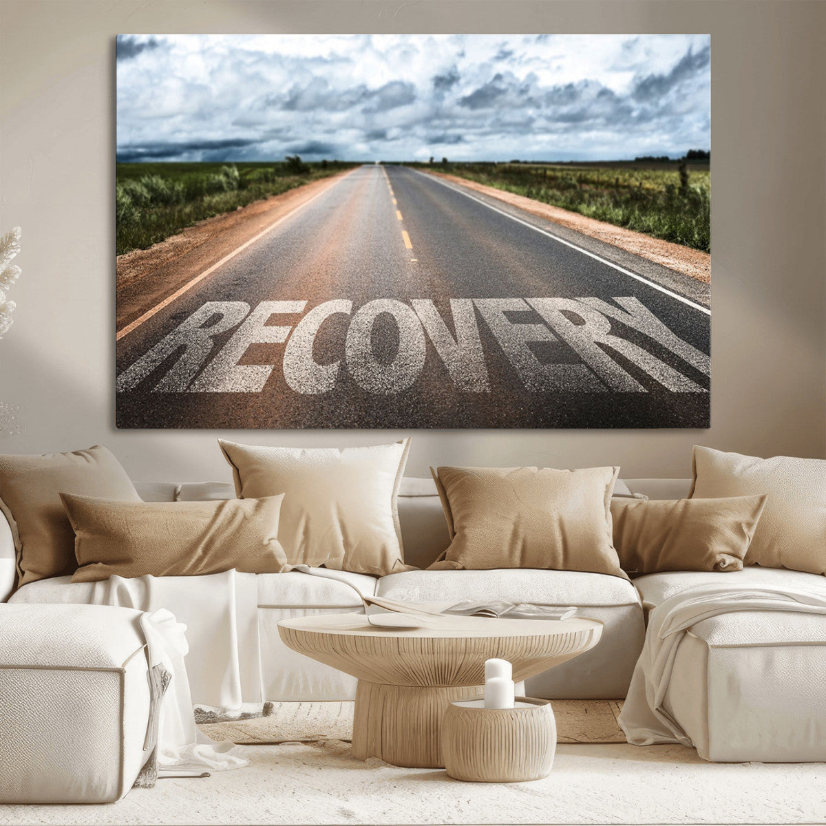 Recovery Road Wall Art Canvas Print