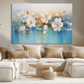 Abstract Flower Wall Art Canvas Print