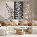Minimalist Botanical Wall Art Canvas Print, Framed and Ready to Hang