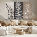 Minimalist Botanical Wall Art Canvas Print, Framed and Ready to Hang