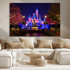 Disney Castle Wall Art | Framed Magic Kingdom Canvas