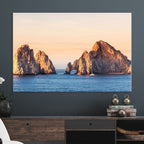 El Arco Wall Art Canvas Print, Framed Cabo San Lucas Ocean Arch Coastal Art