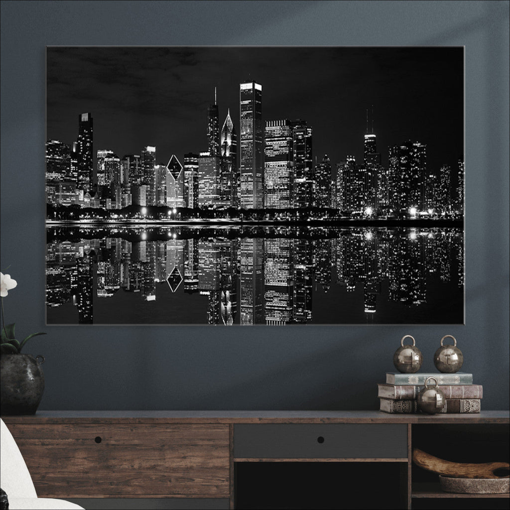 Chicago Wall Art Canvas Print
