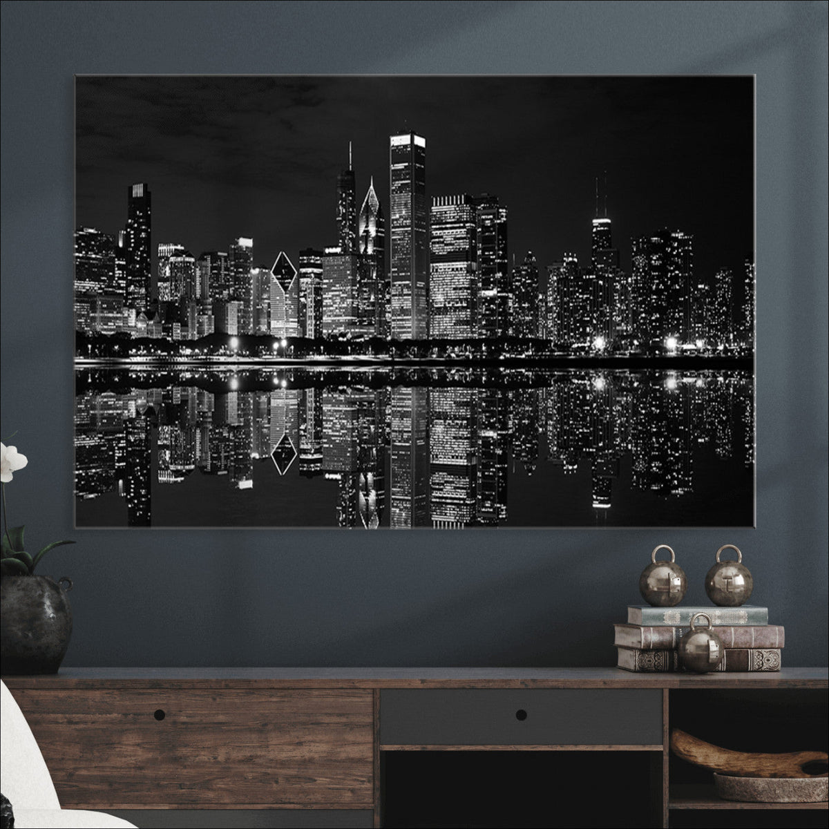 Chicago Wall Art Canvas Print