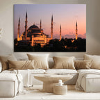 Wall Art Turkey Istanbul Skyline Canvas Print