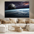 Space and Planet Canvas Print