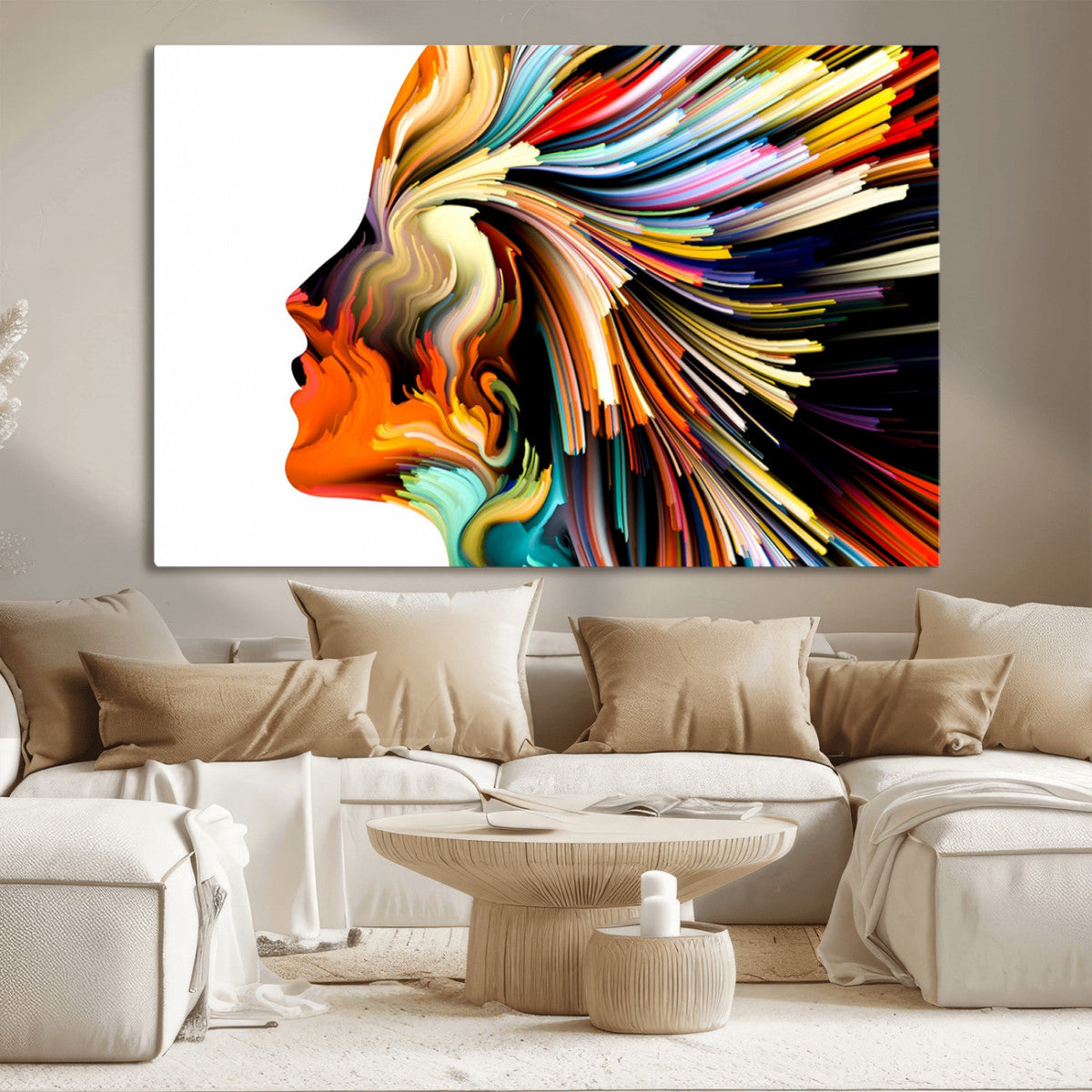 Profile Colors Canvas Print