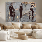 African American Wall Art | Elegant African Women Canvas Print