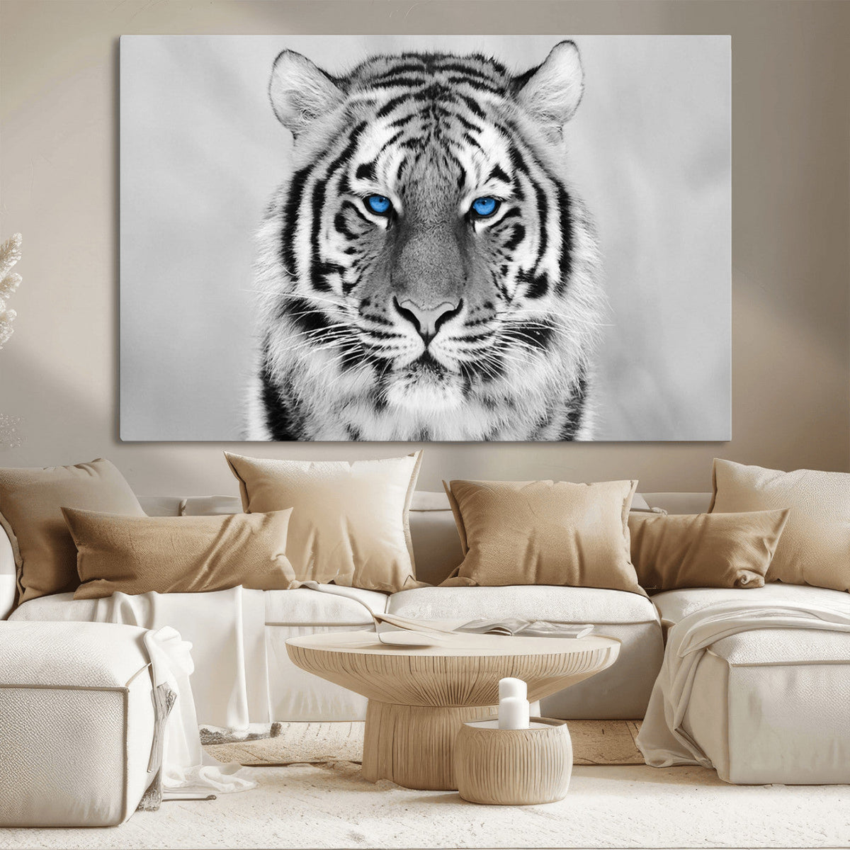 Tiger Canvas Artwork Wall Art Print