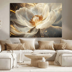 Abstract Floral Wall Art Canvas Print