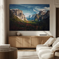 Yosemite National Park Wall Art Canvas Print, Framed El Capitan Mountain Landscape