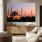 Wall Art Turkey Istanbul Skyline Canvas Print