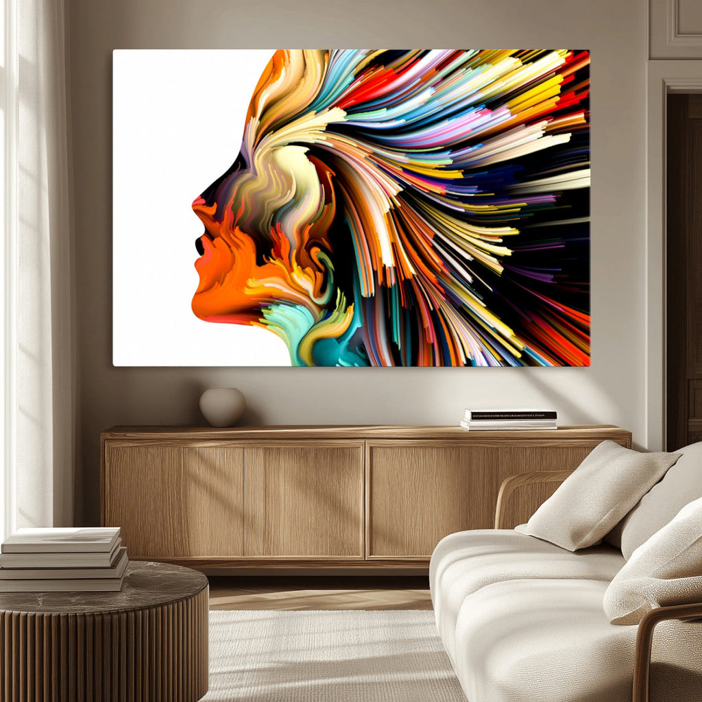 Profile Colors Canvas Print