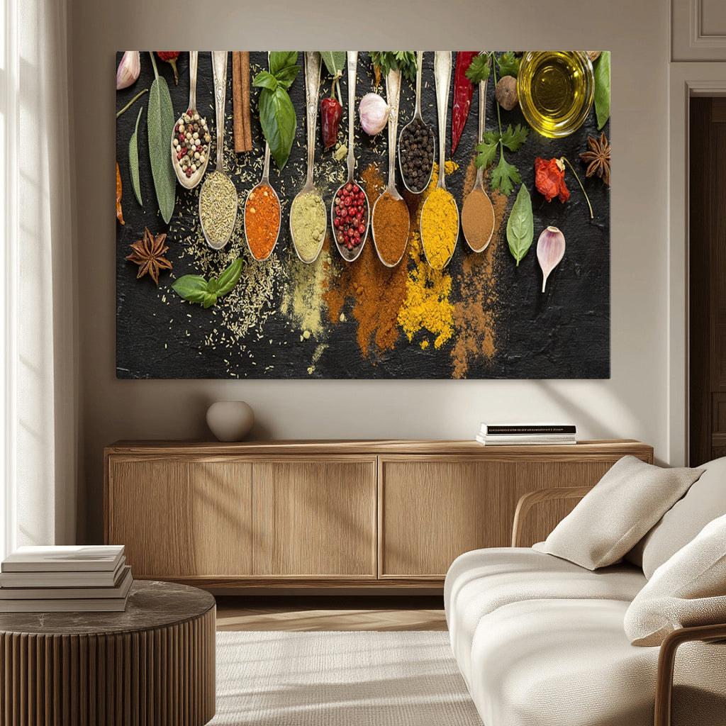 Spices Wall Art Canvas Print