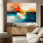 Colorful Abstract Wall Art | Bold Modern Canvas Print | Ready to Hang
