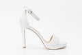 The Aksu White Leather Ankle Strap Women Sandal Final Sale!