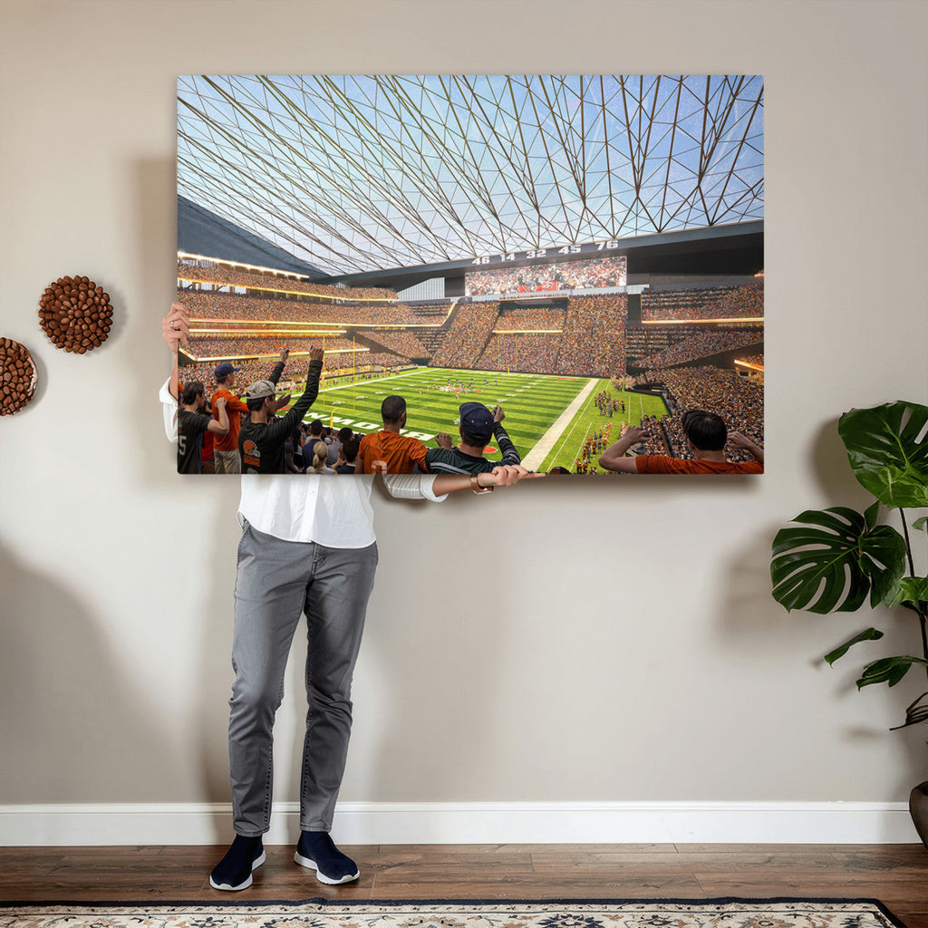 Cleveland Browns Stadium Wall Art Canvas Print