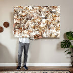Farmhouse Bighorn Sheep Wall Art Canvas Print