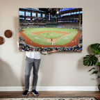 Texas Rangers Baseball Team Print, Arlington Globe Life Field Stadium Wall Art