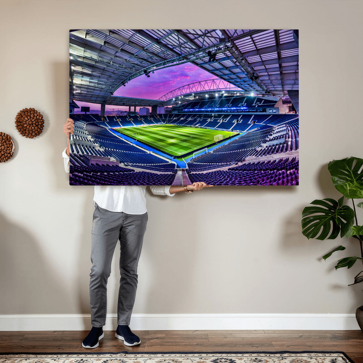 FC Porto Soccer Team Print Canvas, Dragon Stadium Wall Art