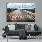 Recovery Road Wall Art Canvas Print