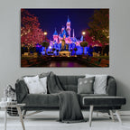 Disney Castle Wall Art | Framed Magic Kingdom Canvas