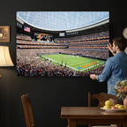 Chicago Bears Soldiers Field Wall Art Canvas Print, Framed and Ready to Hang