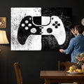 Abstract Gaming Controller Wall Art Canvas Print