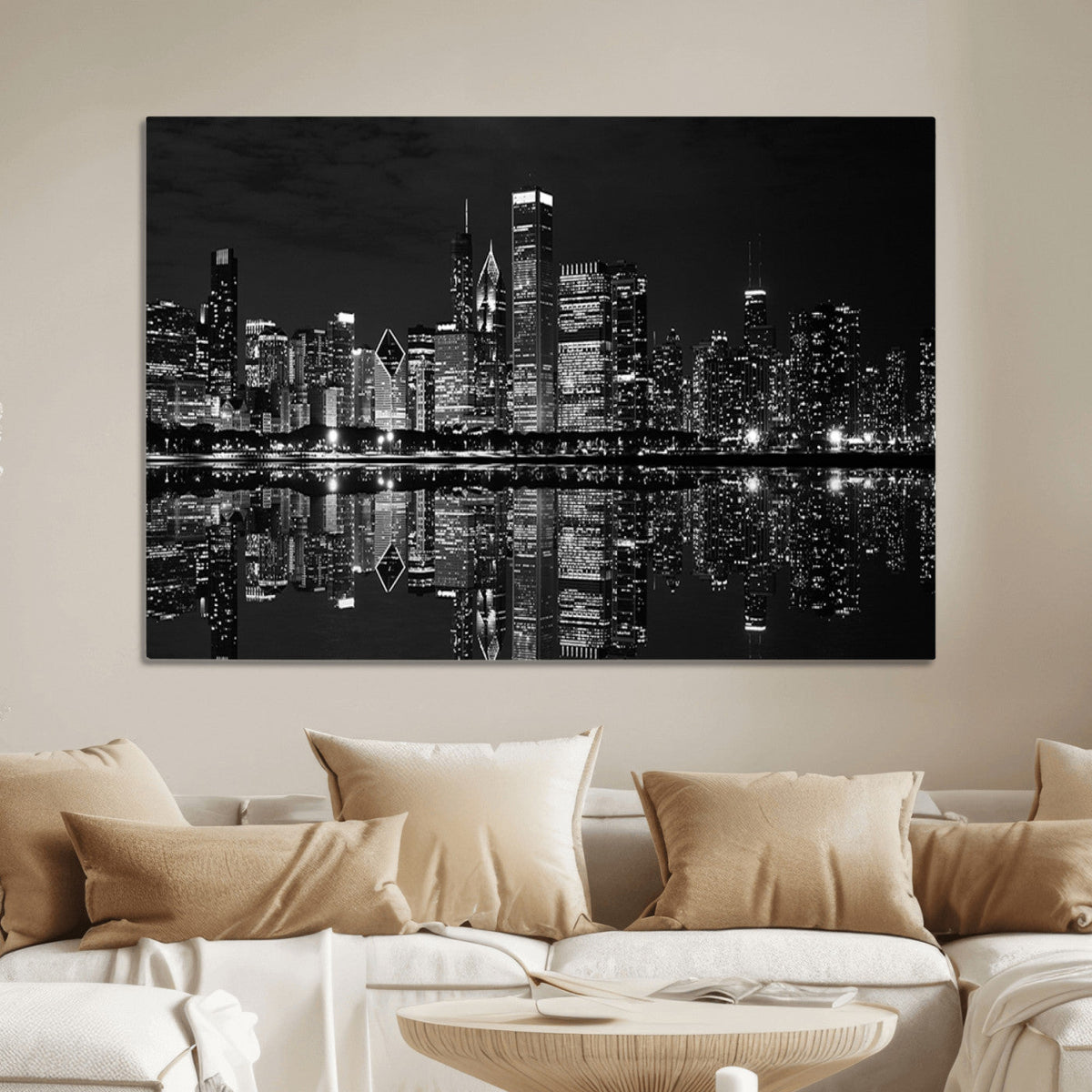 Chicago Wall Art Canvas Print