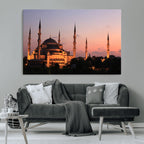 Wall Art Turkey Istanbul Skyline Canvas Print