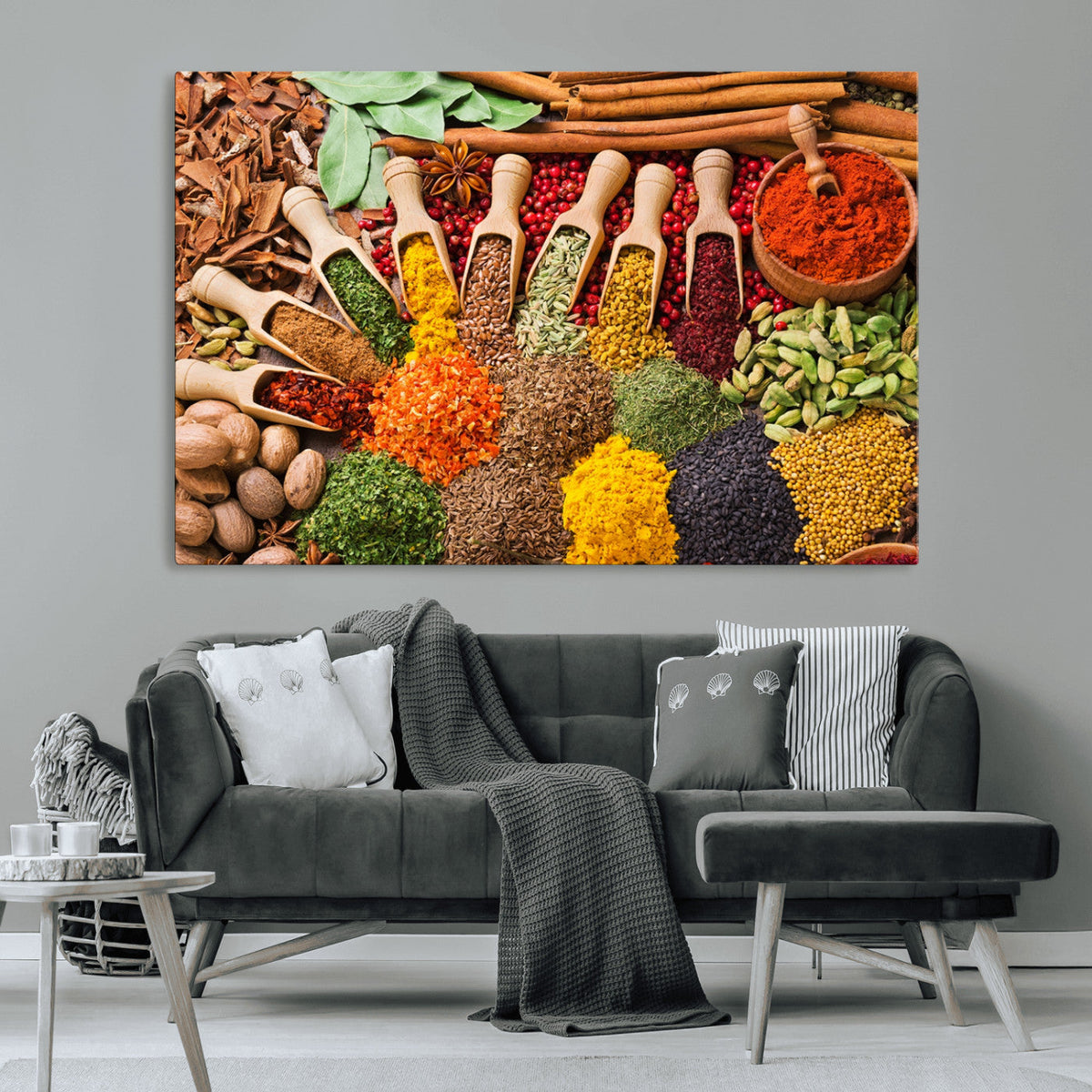 Spices Kitchen Wall Art Canvas Print