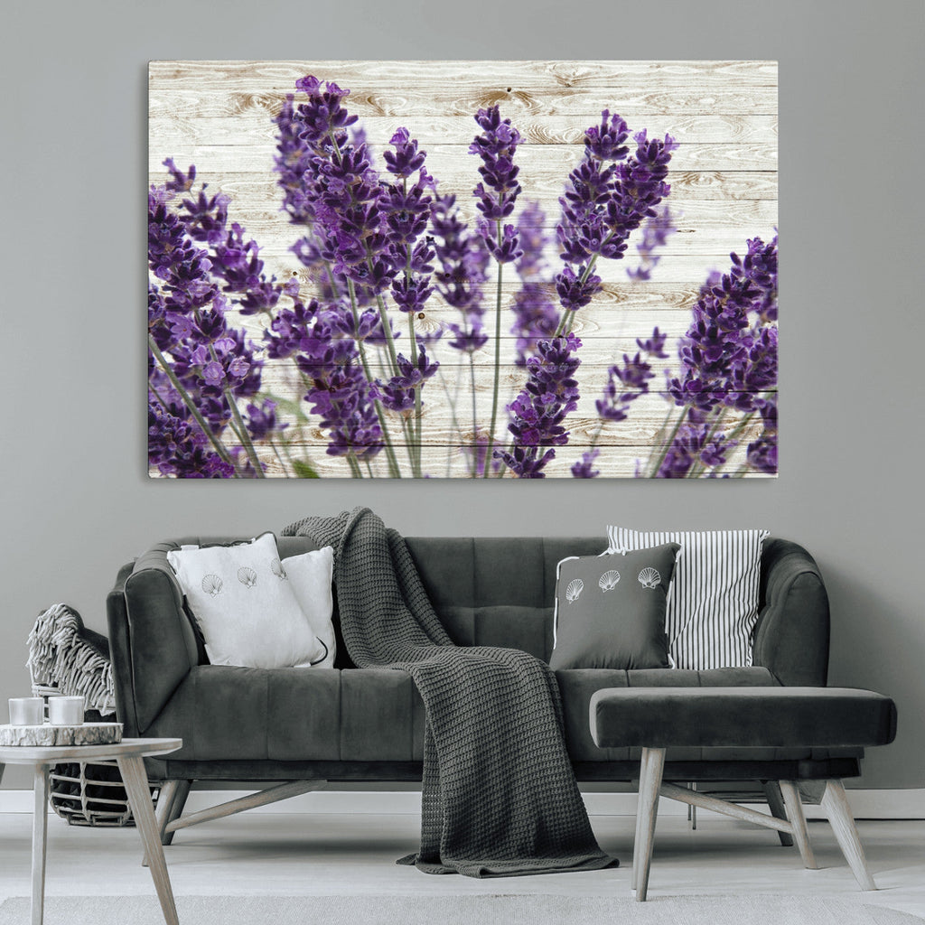 Lavender Herb Wall Art Canvas Print
