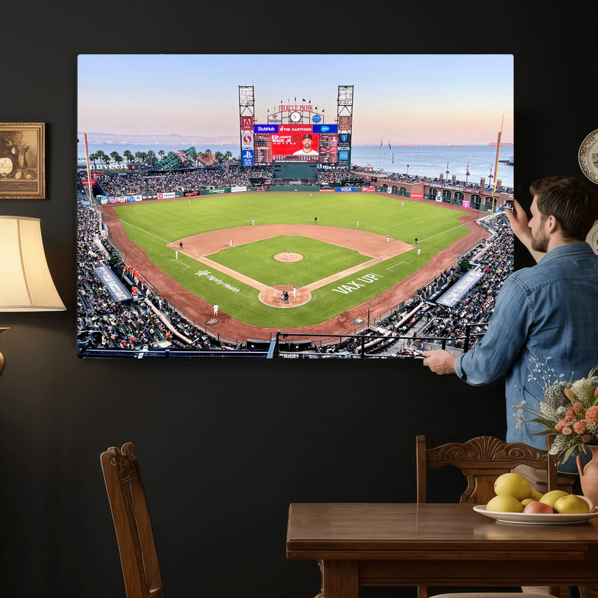 San Francisco Giants Baseball Team Print, Oracle Park