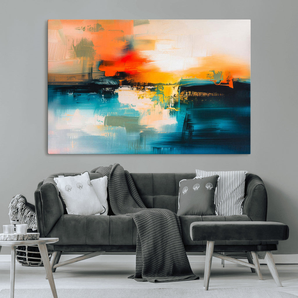 Colorful Abstract Wall Art | Bold Modern Canvas Print | Ready to Hang