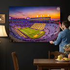 The Louisiana State University Tigers Football Team Print, Framed and Ready to Hang