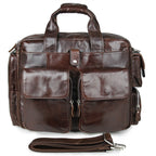 Flash Sale Vintage Leather Messenger Bag Mens Leather Briefcase