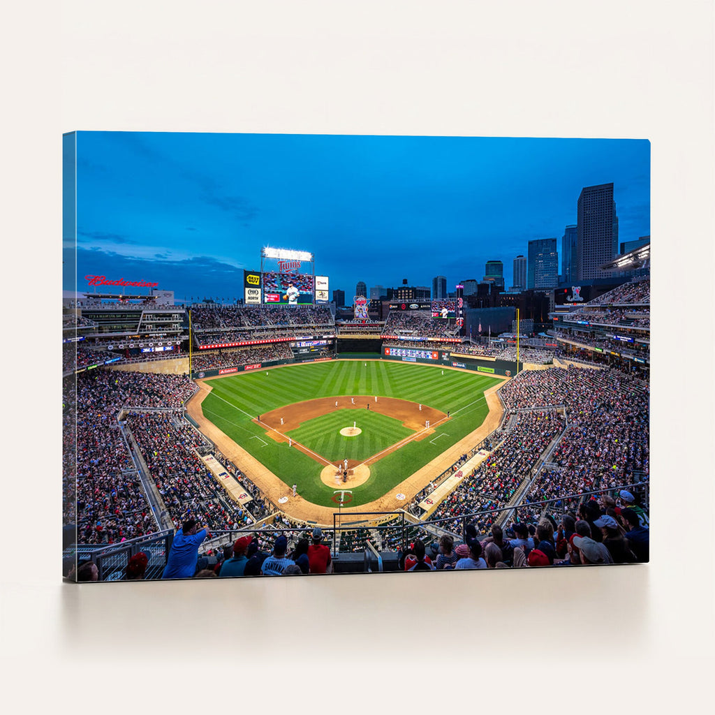 Target Field Stadium Wall Art Canvas Print, Minnesota Twins