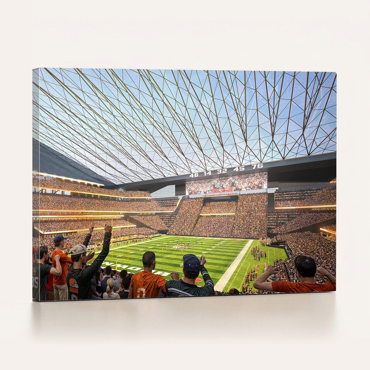 Cleveland Browns Stadium Wall Art Canvas Print