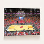 Miami Heat Basketball Team Print Wall Art, Kaseya Center
