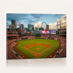 St. Louis Cardinals Baseball Team Print, Busch Stadium Wall Art, Framed and Ready to Hang
