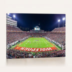 Wolfpack Football Team Print, Raleigh Carter-Finley Stadium