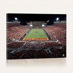 Boone Pickens Stadium Wall Art Oklahoma State Cowboys Print