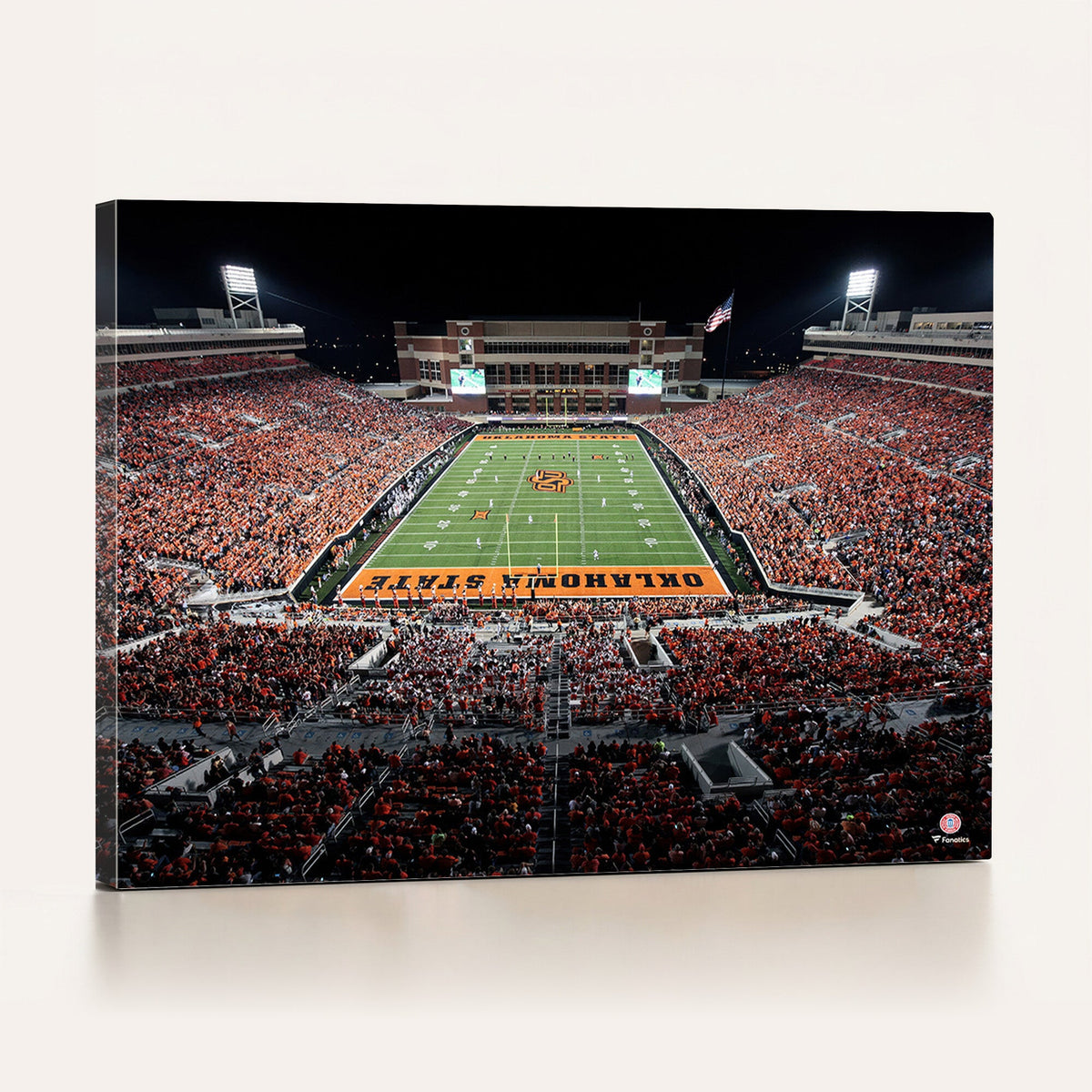 Boone Pickens Stadium Wall Art Oklahoma State Cowboys Print