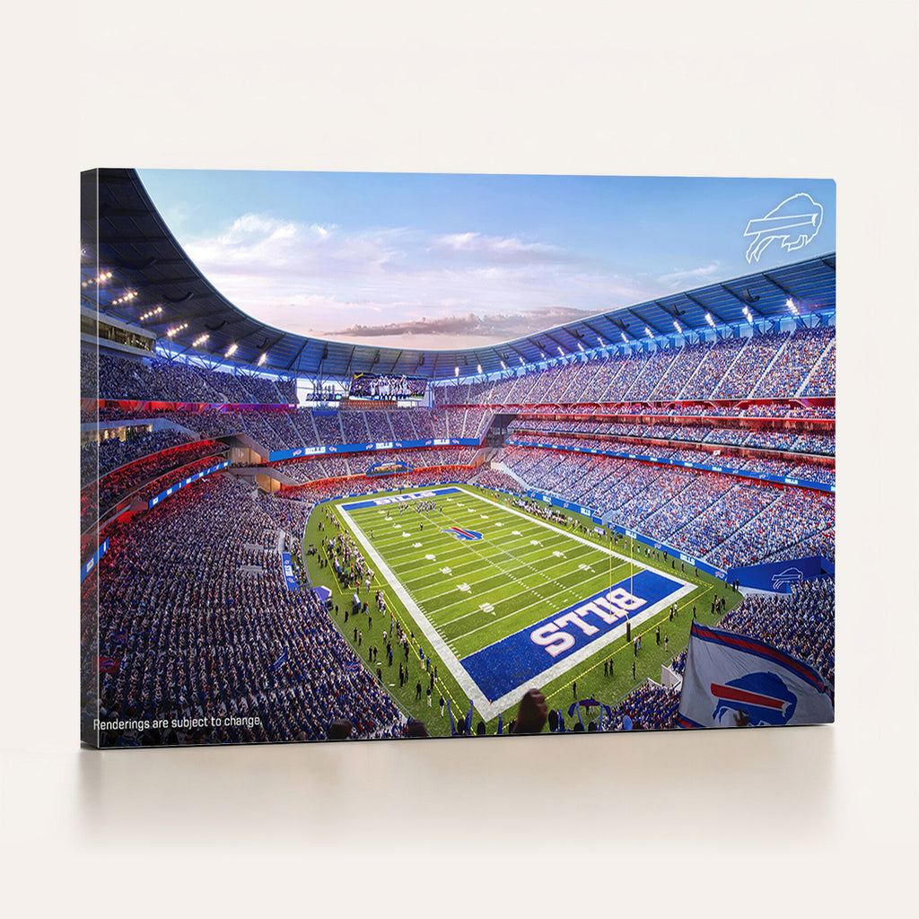 Buffalo Bills Football Team Print Canvas, Buffalo Highmark Stadium